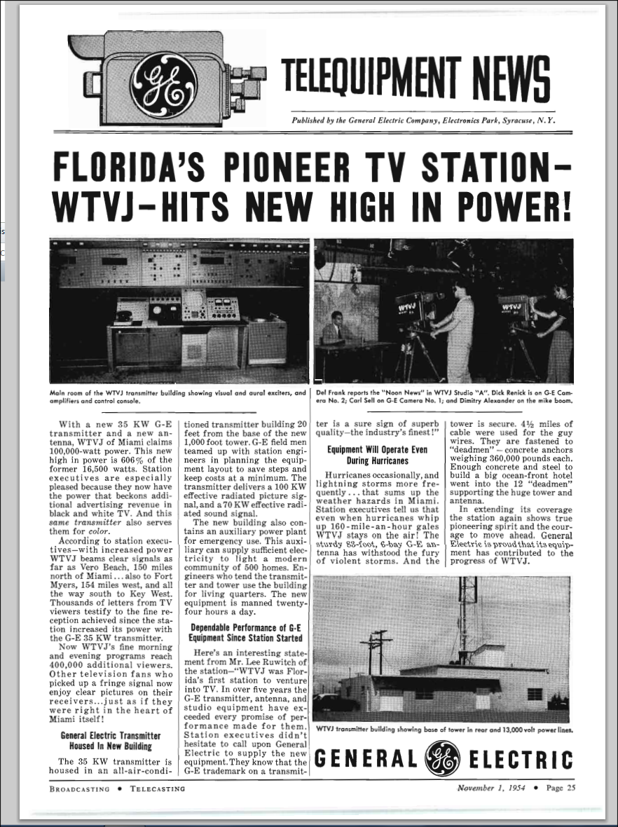 1954-11-wtvj-transmitter