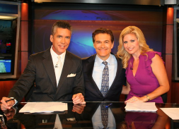 WESH's Jim Payne and Martha Sugalsky with Dr. Oz